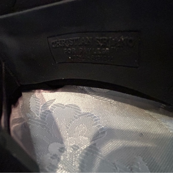 Christian Siriano black faux suede boots with back zipper. Excellent condition. - Picture 6 of 7